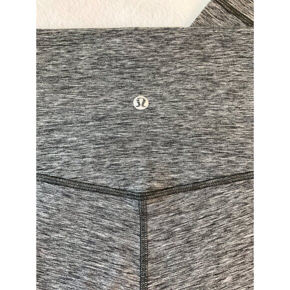 Lululemon Align High-Rise Pant 25" Heathered Core Medium Grey size 6 - Picture 4 of 8